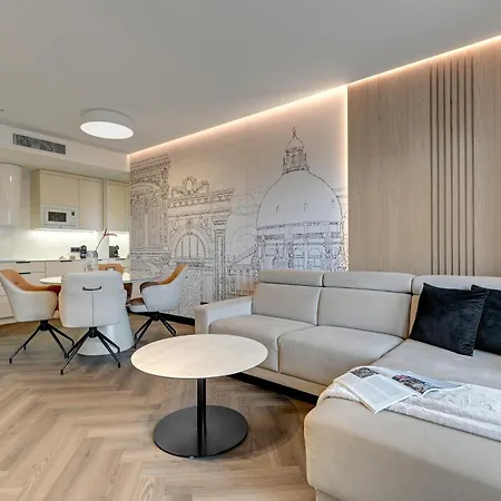 Deo Plaza Premium & Riverside By Downtown Апарт-отель Гданьск